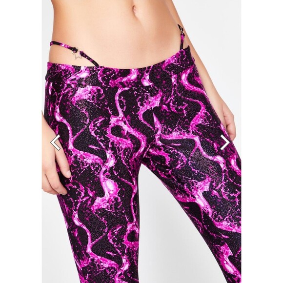 Sweet Blazing Desire G-S Pants Size Small Dolls Kill LA Lux - Picture 10 of 12